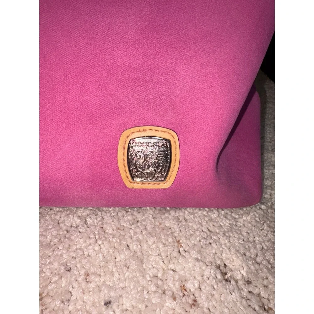 Pegasus Pink‎ & Tan Large Y2K Canvas Tote Shoulder Bag Carry-on